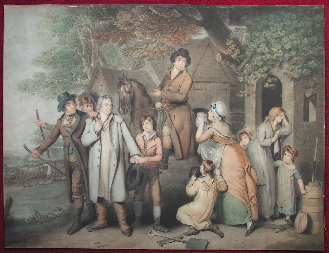 Mezzotint - The Rapacious Steward or Unfortunate Tenant - Gillbank